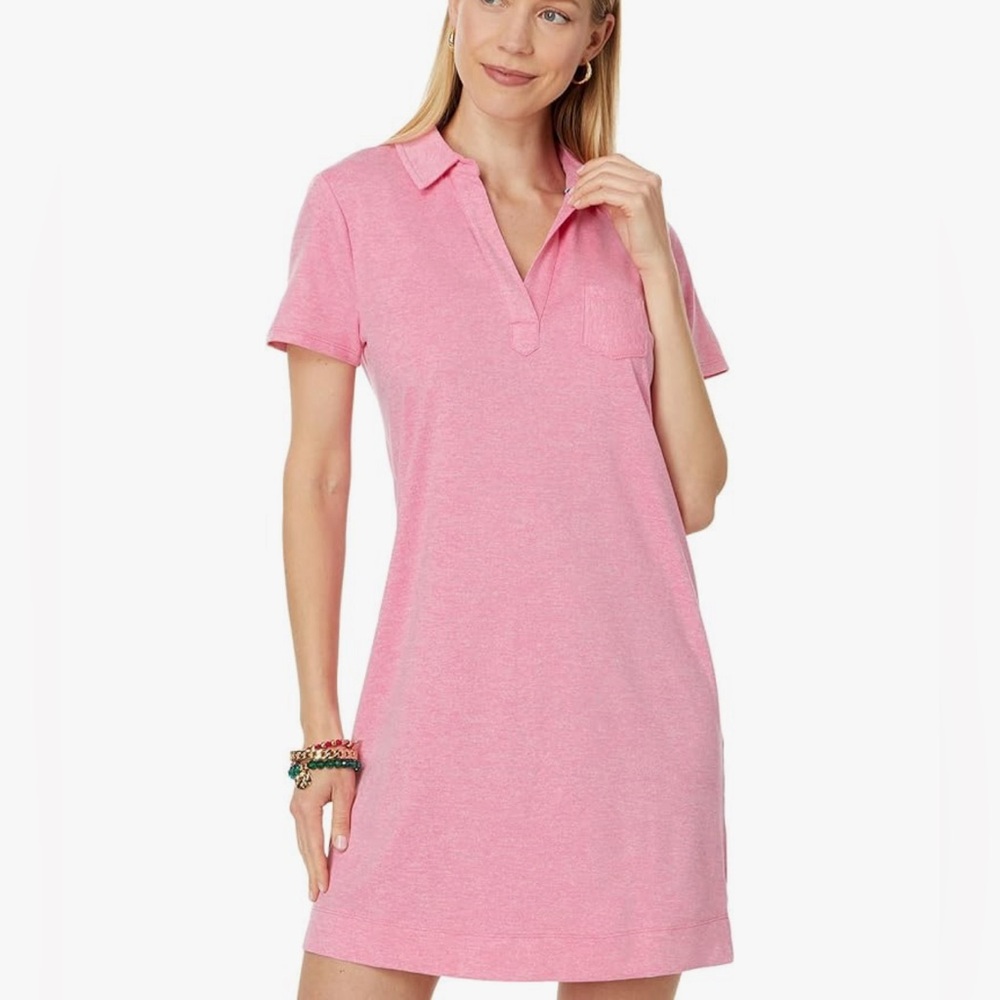 Lilly Pulitzer Heathered Pink Polo Mini Dress